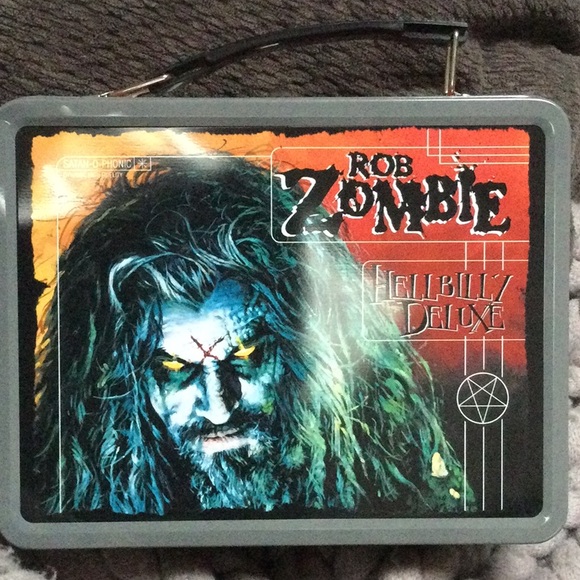 2001 Rare Rob Zombie metal lunchbox Never used - Picture 2 of 8